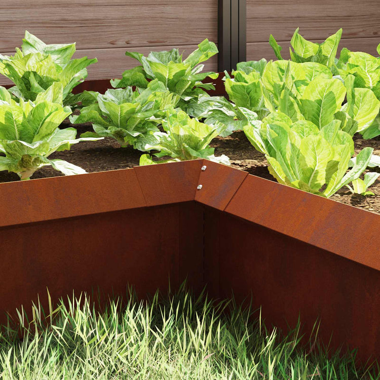 Vidaxl portail escargot rouillé 10 x 10 x 25 cm acier corten