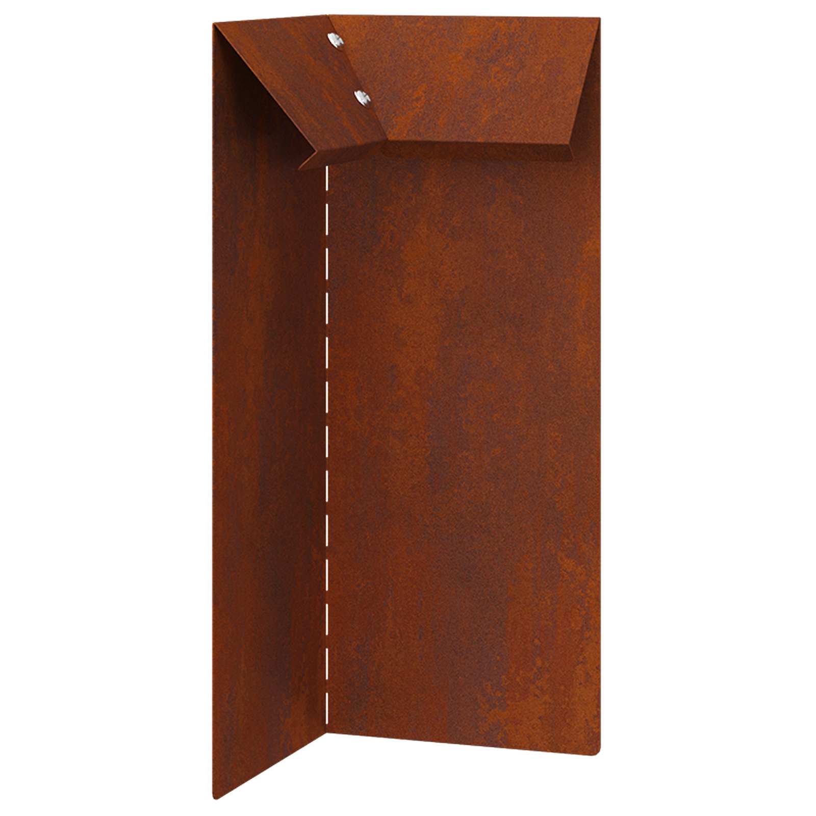 Vidaxl portail escargot rouillé 10 x 10 x 25 cm acier corten