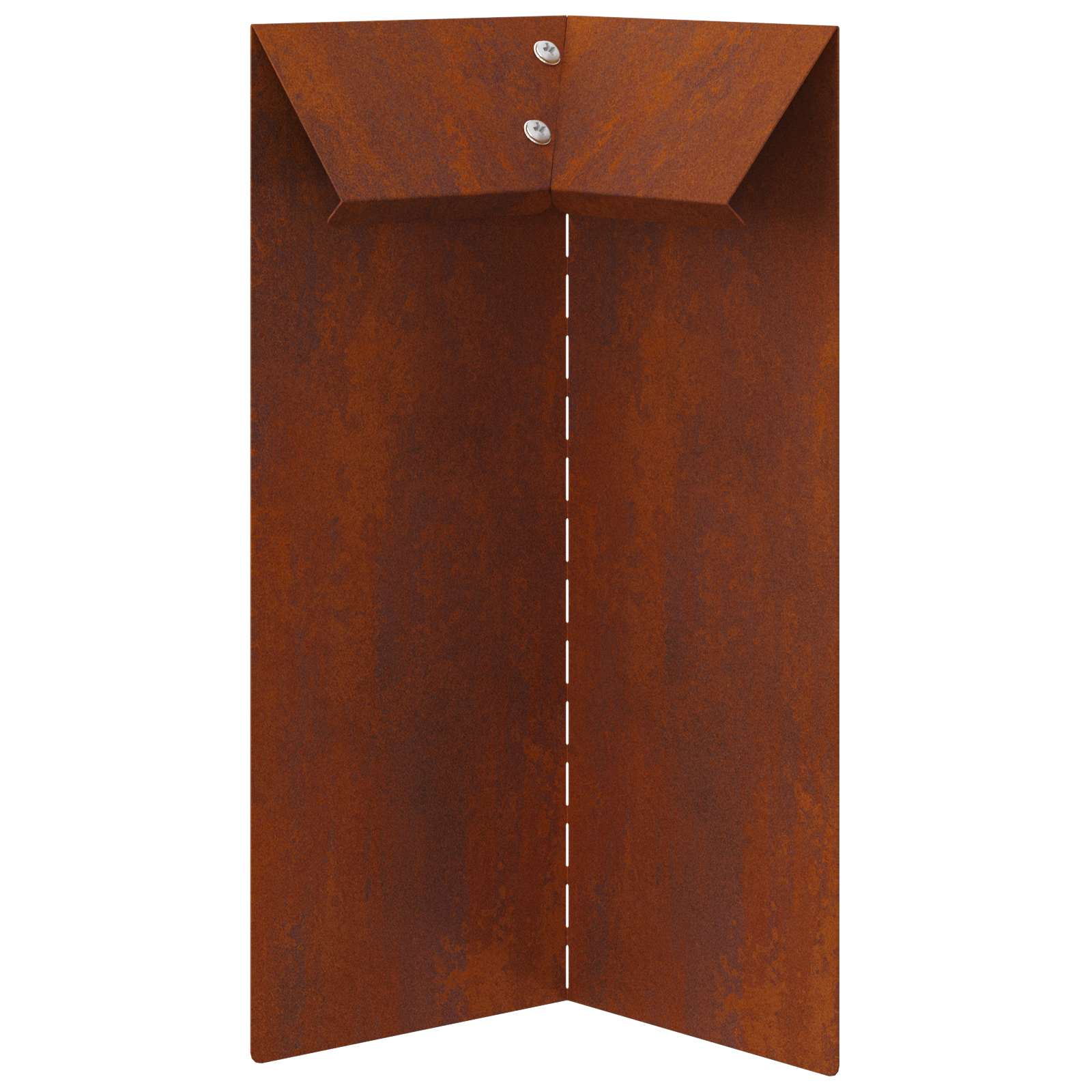 Vidaxl portail escargot 4 pcs rouillé 10 x 10 x 25 cm acier corten