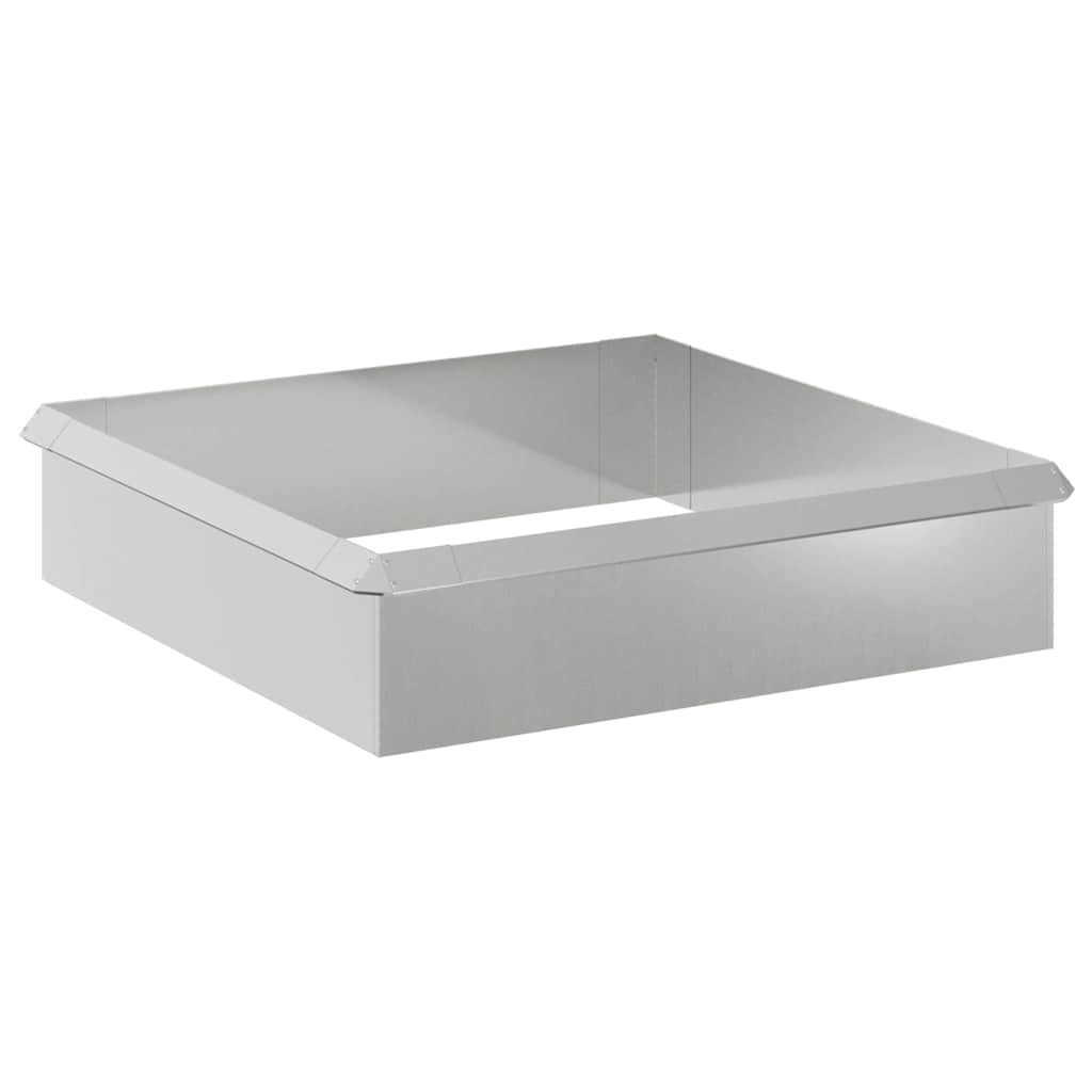 Vidaxl clôtures anti-escargots 8 pcs acier galvanisé argent