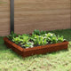 Vidaxl clôtures anti-escargots 8 pcs acier corten rouillé