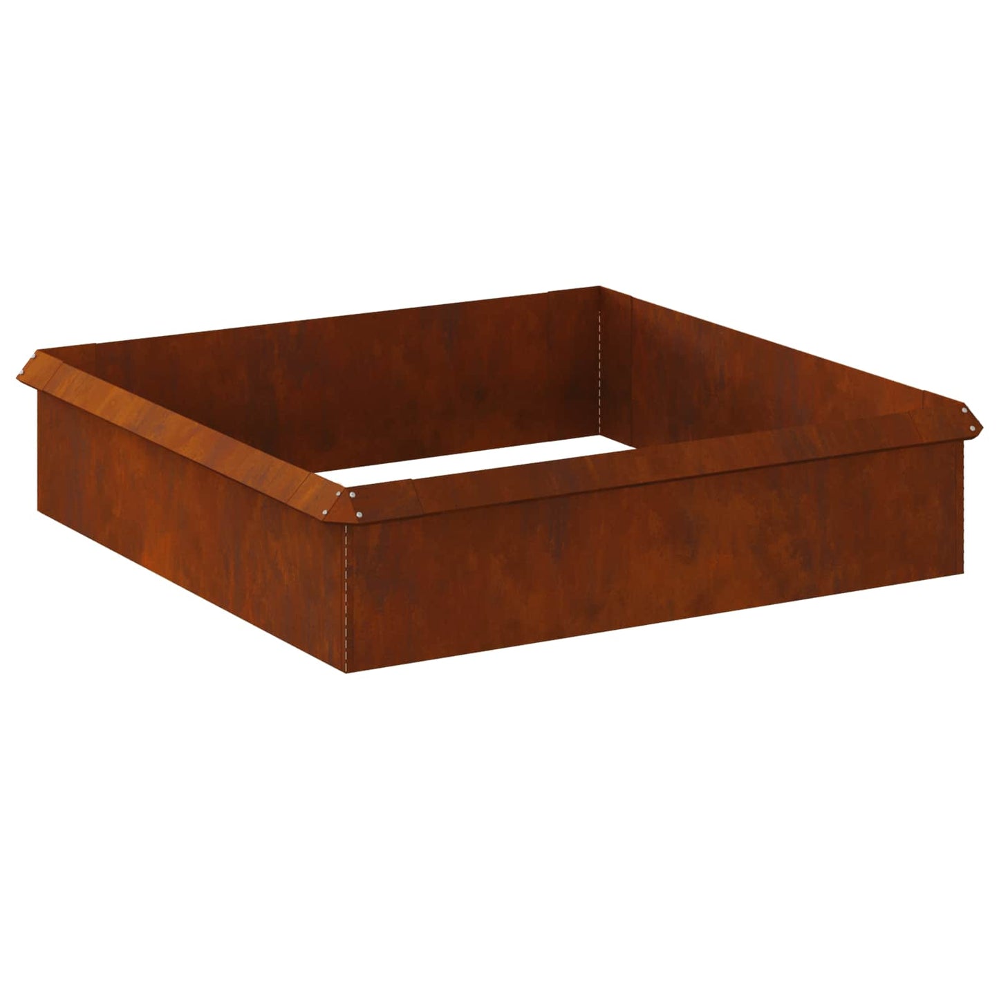 Vidaxl clôtures anti-escargots 8 pcs acier corten rouillé