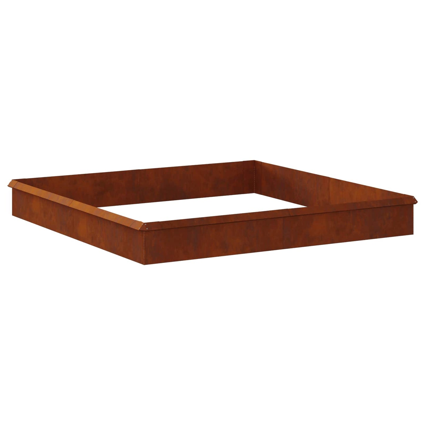 Vidaxl clôtures anti-escargots 12 pcs acier corten rouillé