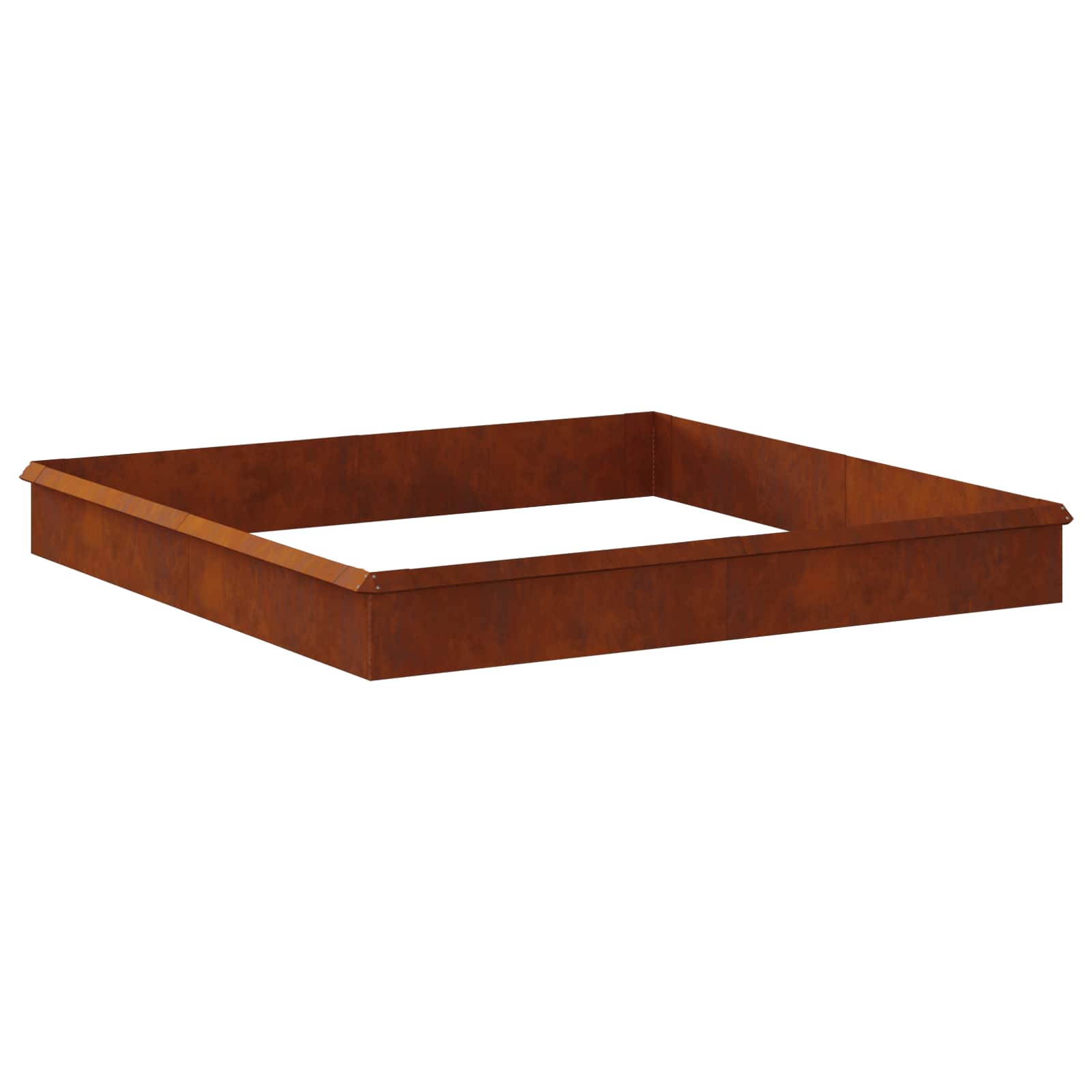 Vidaxl clôtures anti-escargots 12 pcs acier corten rouillé
