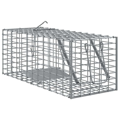 Vidaxx pièges à animaux anthracite 31 x 13 x 12cm acier