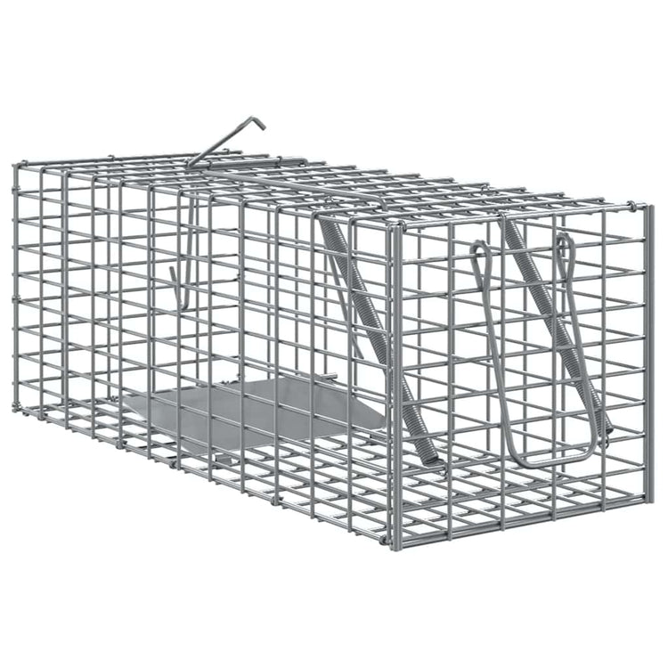 Vidaxx pièges à animaux anthracite 31 x 13 x 12cm acier