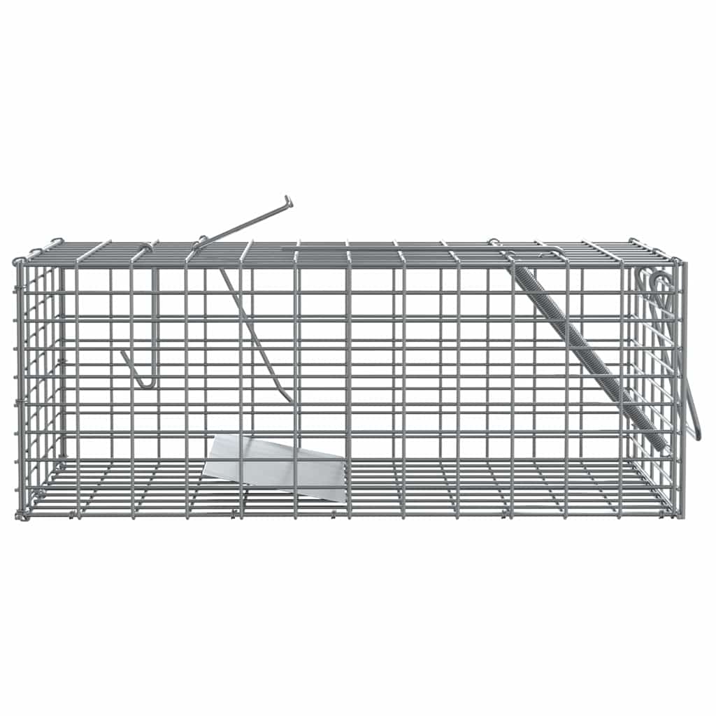Vidaxx pièges à animaux anthracite 31 x 13 x 12cm acier