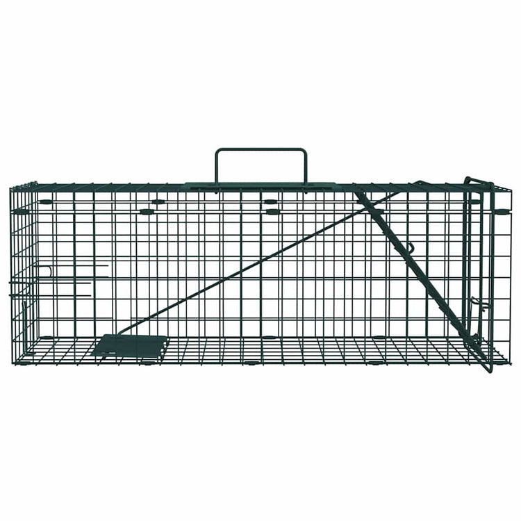Vidaxx pièges à animaux vert 61 x 20 x 21,5 cm en acier