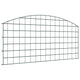 Vidaxl clôture d'étang set 5 pcs vert 100 x 50 cm acier
