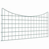 Vidaxl clôture d'étang set 5 pcs vert 100 x 50 cm acier