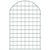 Vidaxl clôture d'étang set 8 pcs vert 50 x 80 cm acier