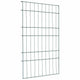 Vidaxl clôture d'étang set 8 pcs vert 50 x 80 cm acier