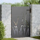 VidaXL portail de jardin avec serrure noir 85 x 125 cm acier thermolaqué