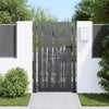 VidaXL portail de jardin avec serrure noir 110 x 180 cm acier thermolaqué