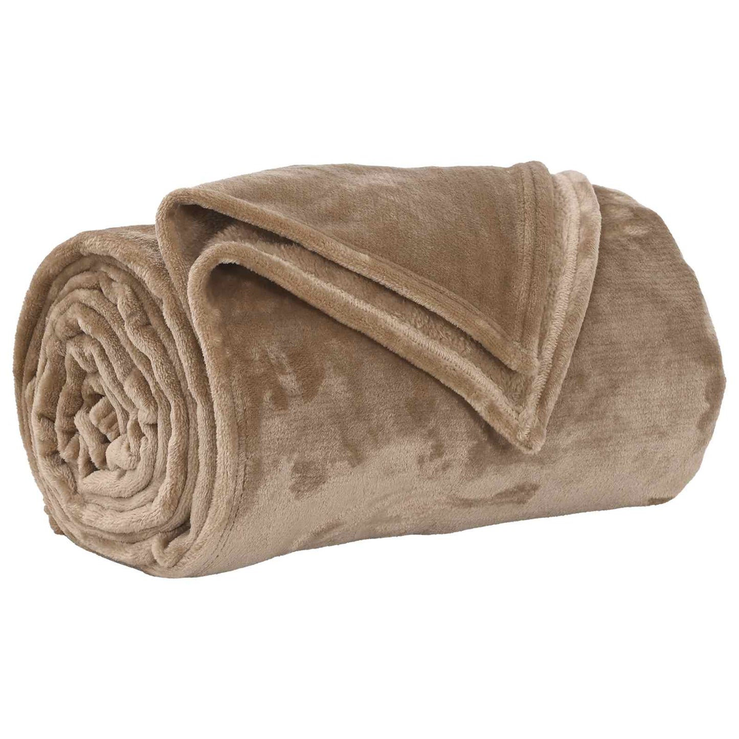 Vidaxl plaid camel 150 x 200 cm polaire