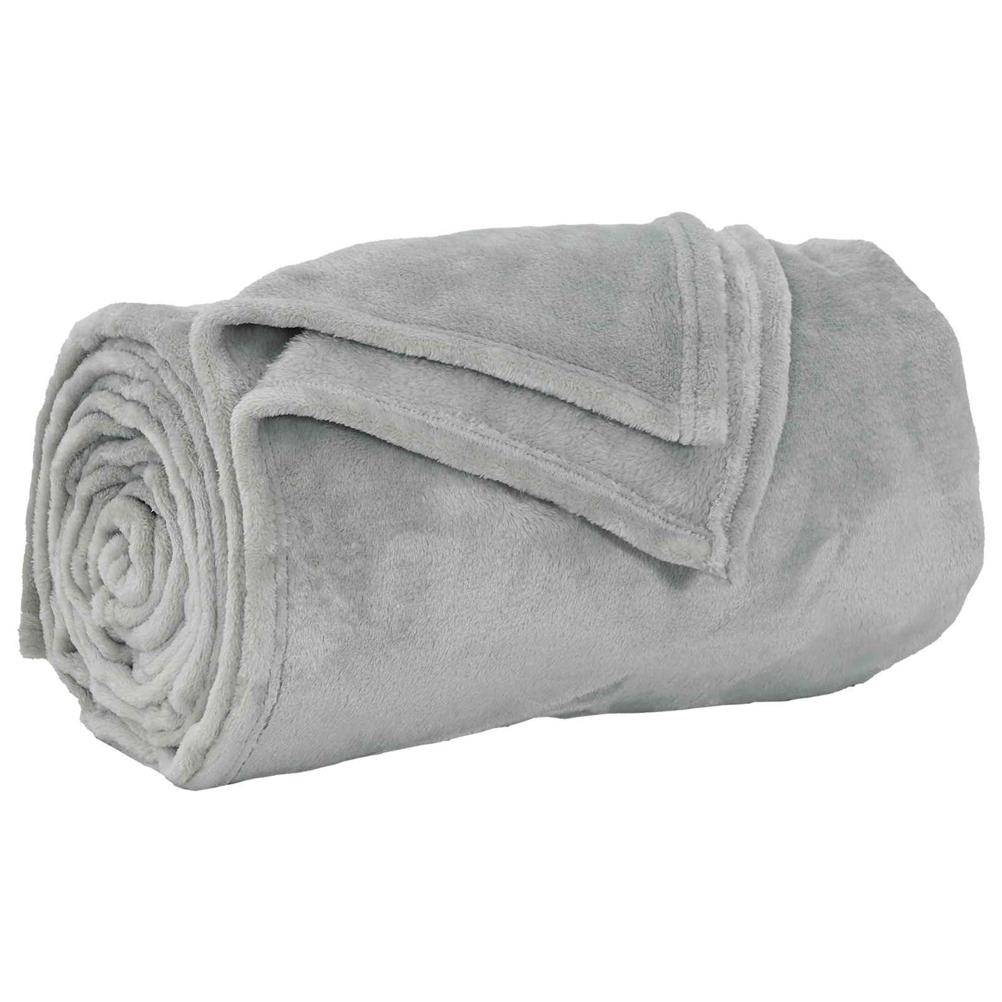 Vidaxx plaid gris 130 x 150 cm polaire