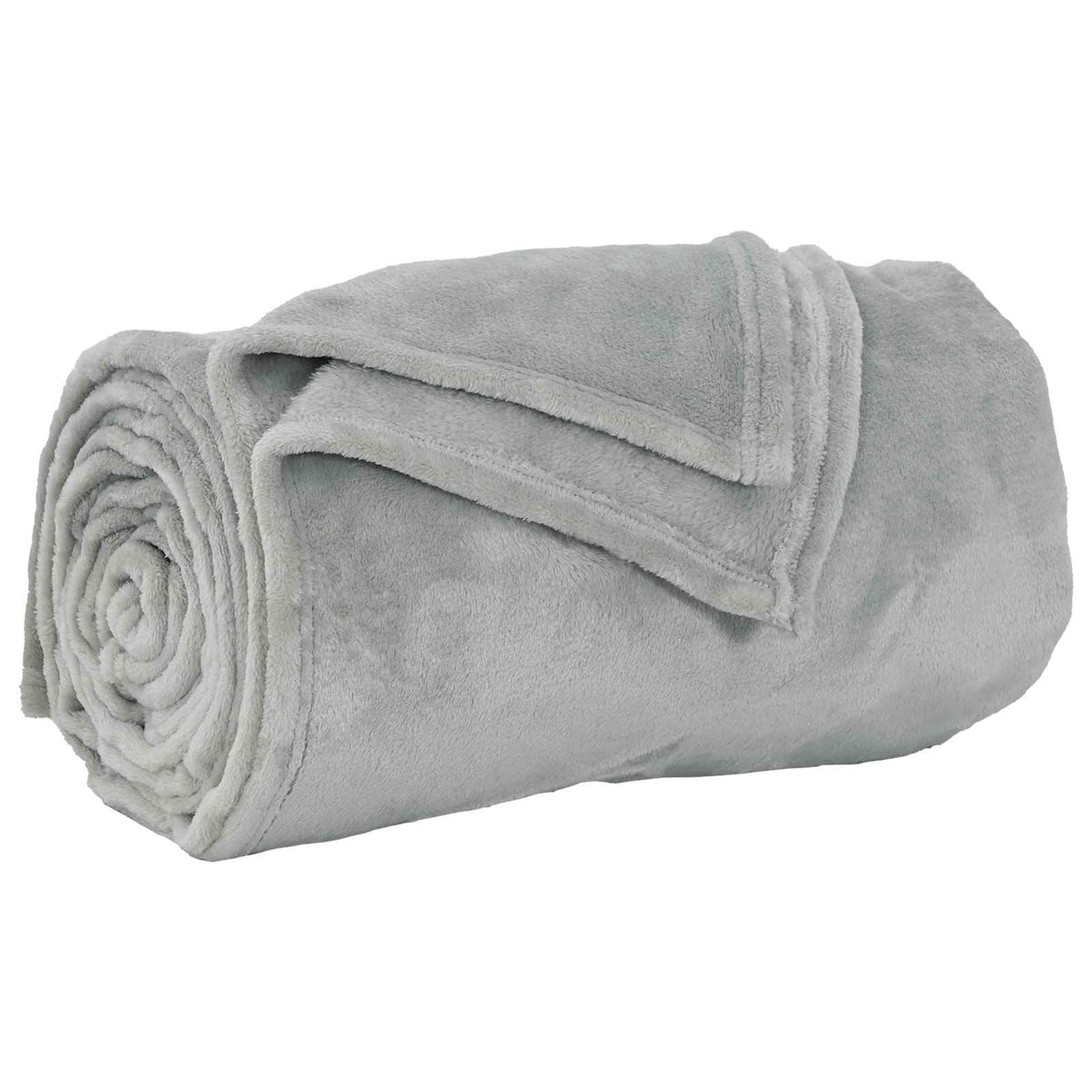 Vidaxx plaid gris 220 x 240 cm polaire