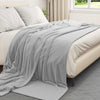 Vidaxx plaid gris 240 x 270 cm polaire