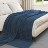 Vidaxx plaid bleu marine 240 x 270 cm polaire