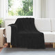 Vidaxx plaid noir 150 x 200 cm polaire