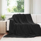 Vidaxx plaid noir 220 x 240 cm polaire