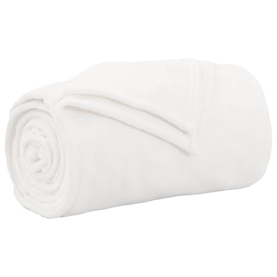 Vidaxx plaid blanc 130 x 150 cm polaire