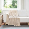 Vidaxl tapis 6 pcs beige 130 x 150 cm polaire