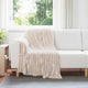 Vidaxl plaid beige 150 x 130 cm polaire