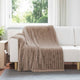 Vidaxl plaid camel 200 x 150 cm polaire