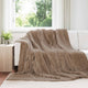 Vidaxx plaid chameau 240 x 220 cm polaire