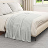 Vidaxx plaid gris 150 x 130 cm polaire