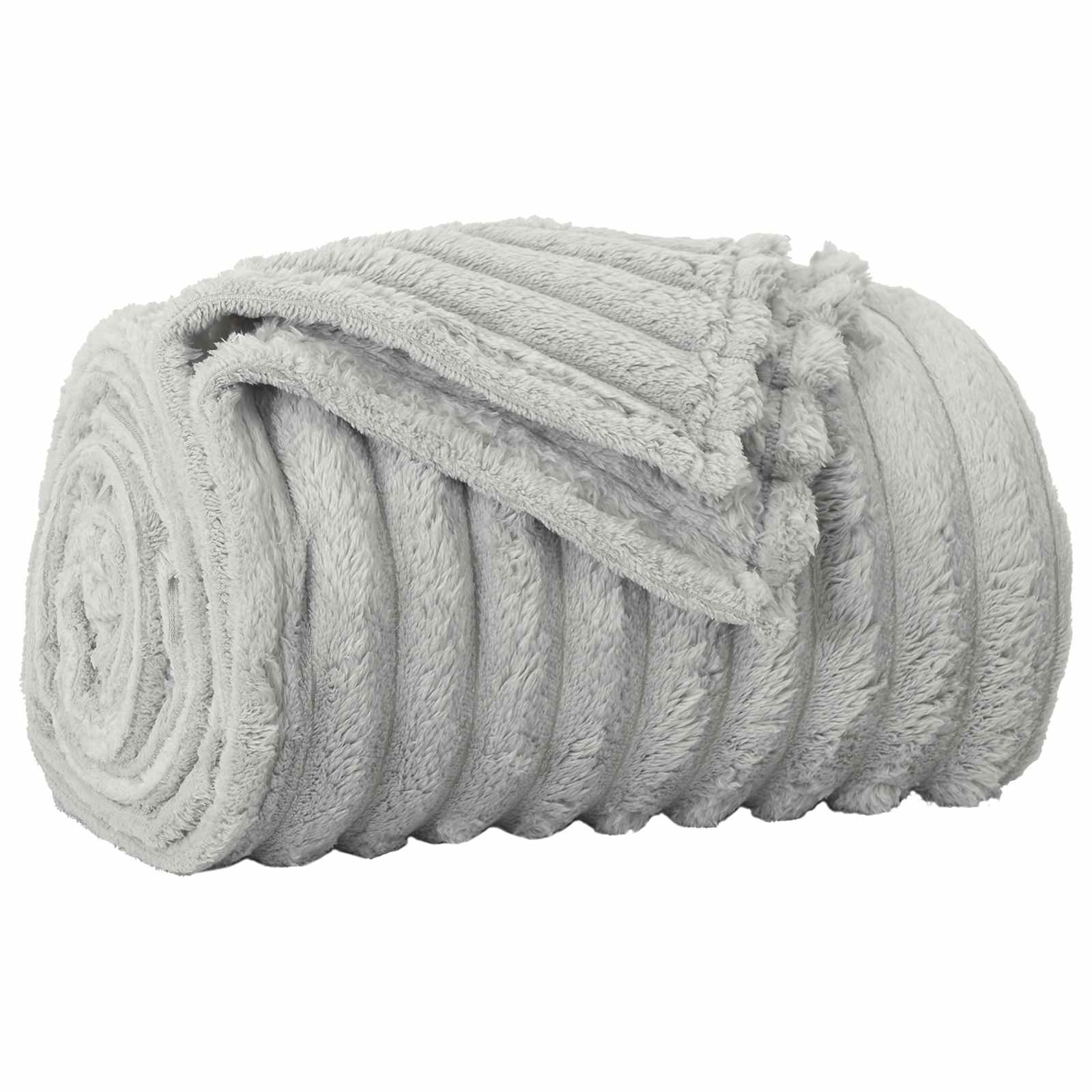 Vidaxx couverture gris 200 x 150 cm polaire