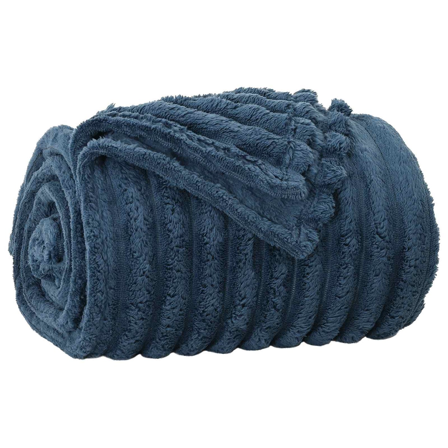 Vidaxx plaid bleu marine 150 x 130 cm polaire