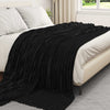 Vidaxx plaid noir 270 x 240 cm polaire
