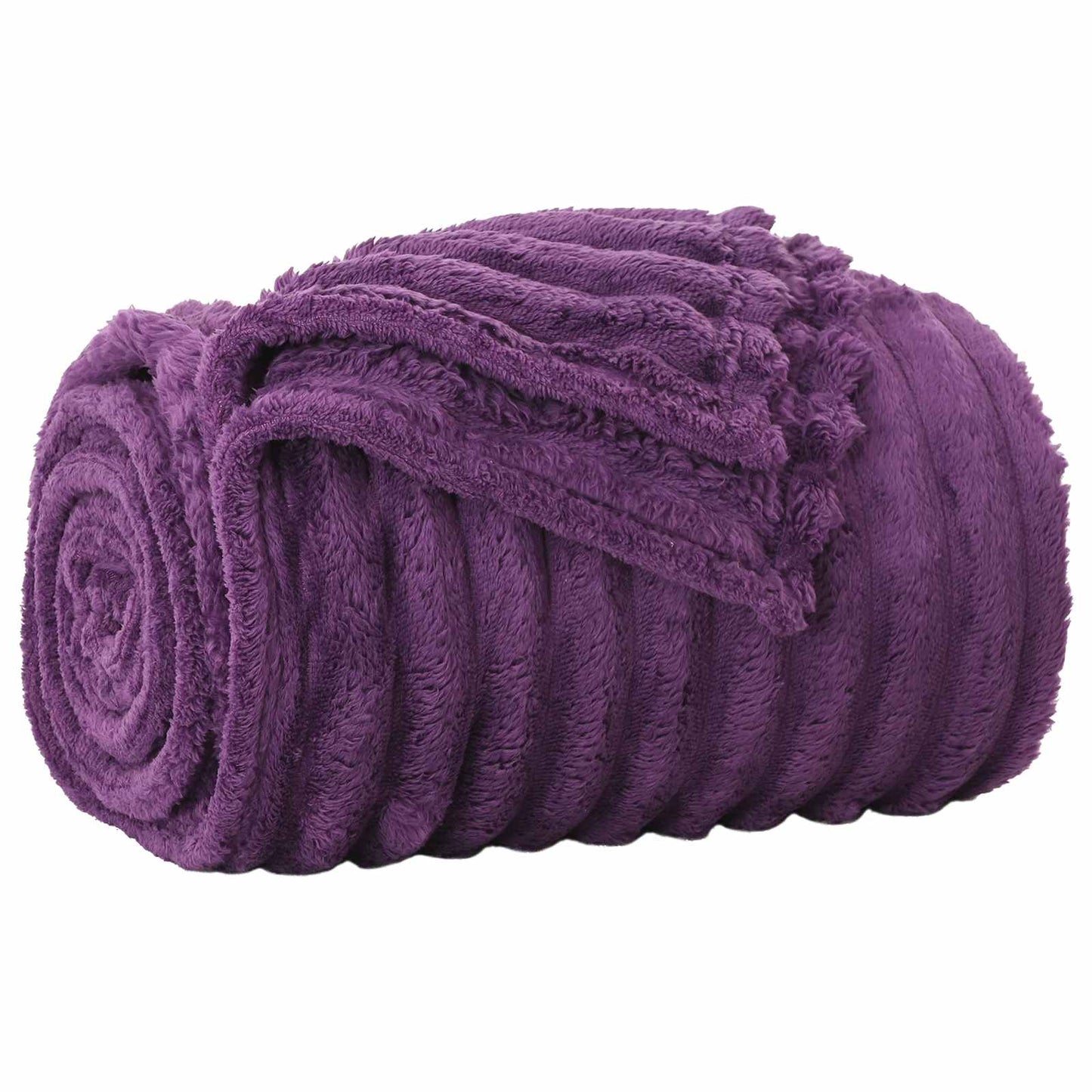 Vidaxl couverture violet 240 x 220 cm polaire