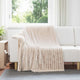 Vidaxl tapis 6 pcs beige 200 x 150 cm polaire