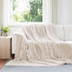 Vidaxl tapis 6 pcs beige 270 x 240 cm polaire