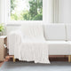 VidaXL tapis 6 pcs blanc 150 x 130 cm polaire