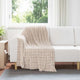 Vidaxl plaid beige 150 x 130 cm polaire