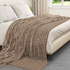 Vidaxl plaid camel 270 x 240 cm polaire