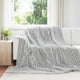 Vidaxx plaid gris 270 x 240 cm polaire