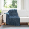 Vidaxx plaid bleu marine 150 x 130 cm polaire