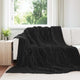 Vidaxx plaid noir 270 x 240 cm polaire