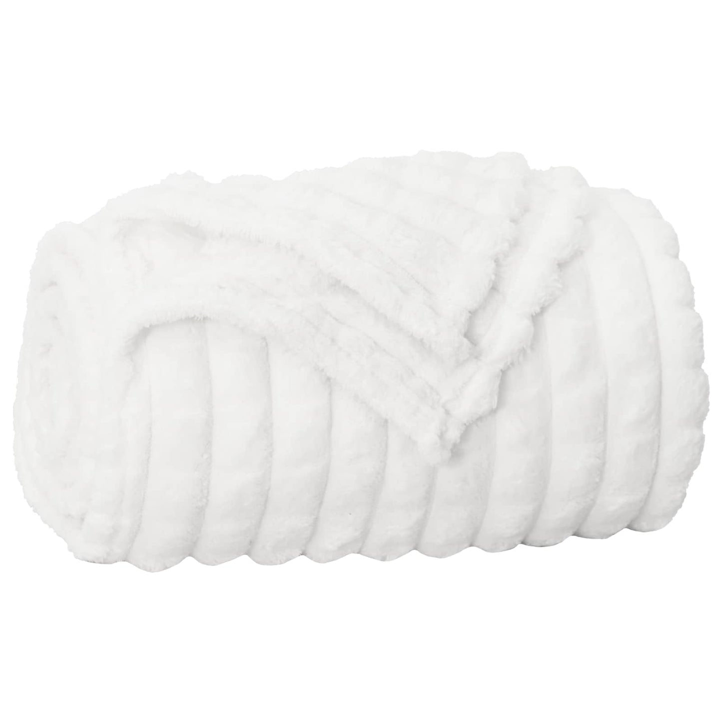 Vidaxx plaid blanc 200 x 150 cm polaire