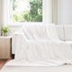 Vidaxx plaid blanc 240 x 220 cm polaire