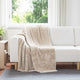Vidaxl plaid beige 130 x 150 cm polaire