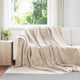 Vidaxl plaid beige 220 x 240 cm polaire