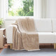 Vidaxl plaid camel 130 x 150 cm polaire