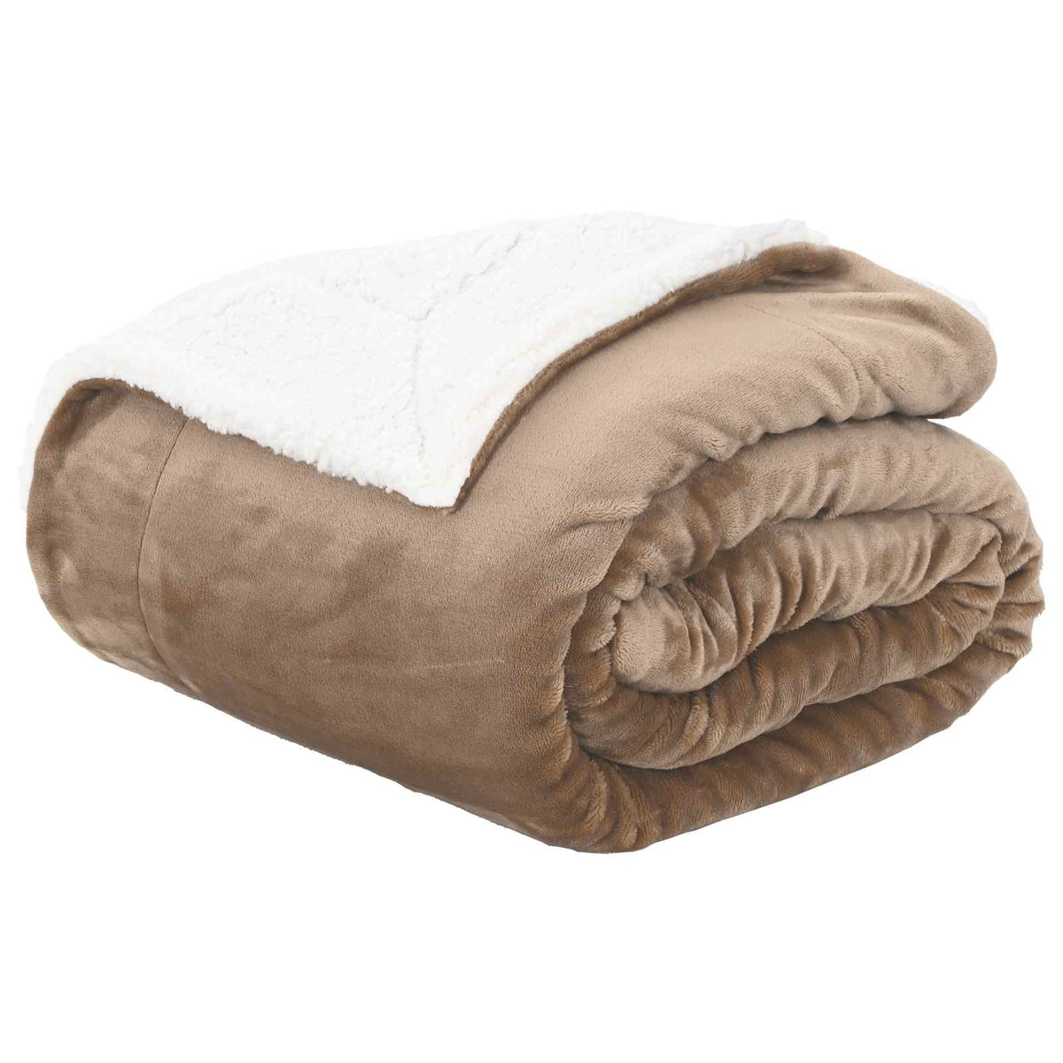 Vidaxx plaid camel 220 x 240 cm polaire