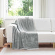 Vidaxx plaid gris 130 x 150 cm polaire
